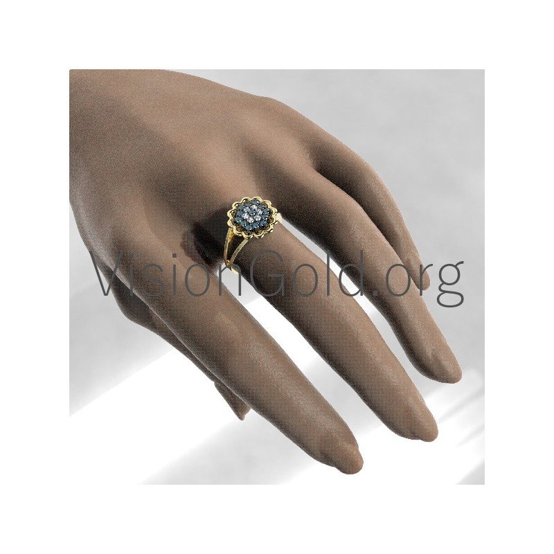 Rosetta Ring In Gold,Damenringe,Damenringe Silber 0659