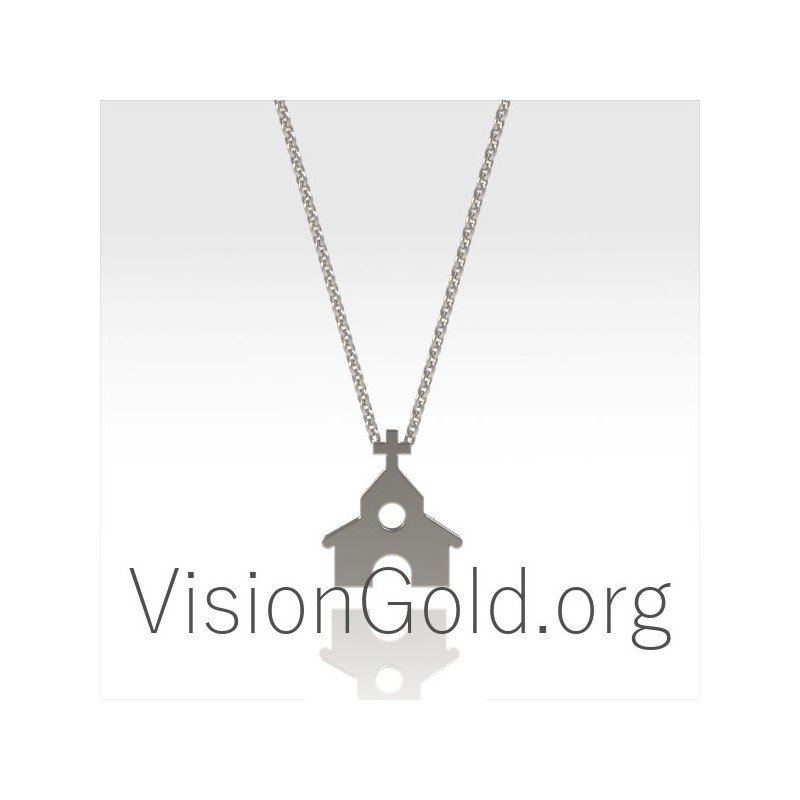 Gold Charm Christian Necklace 0365