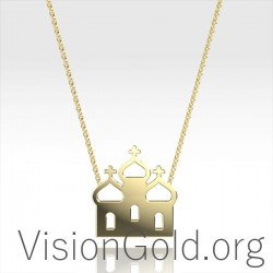 Collar Oro Iglesia 0364