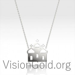 Χρυσο Κολιε Εκκλησιτσα 0364