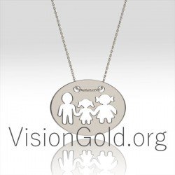 Mother and Child Necklace 0372