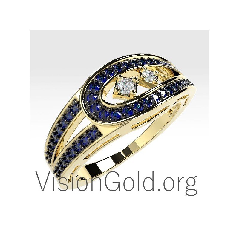 Δαχτυλιδι Χρυσο 18 Καρατια Με Διαμαντια 0674