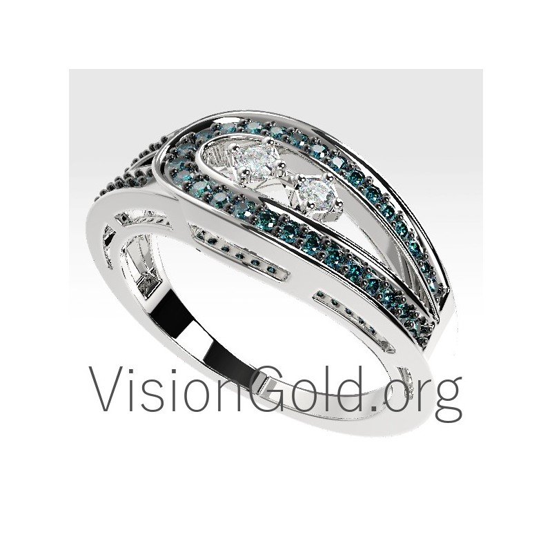 Unique Women's Diamond Ring 0674