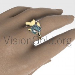 Ring Fisch Ring-Sommerschmuck-Sommerring 0681