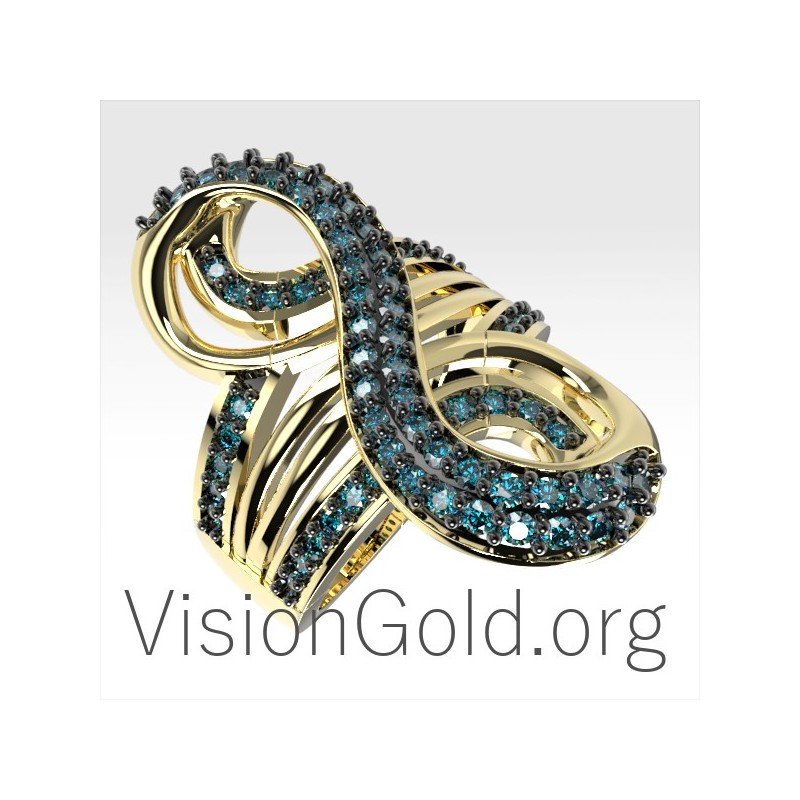 Δαχτυλιδι Με Ζιργκον Πετρες 0682