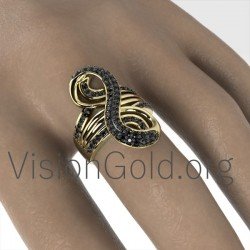 Anillo Con Circonitas 0682