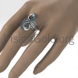 Anillo Con Circonitas 0682