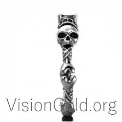 Amazing  Skull Ring For Bikers 0156