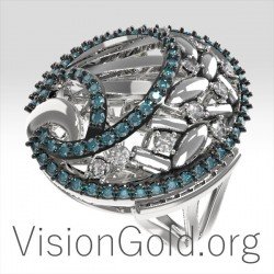 Χρυσο Γυναικειο Δαχτυλιδι Με Διαμαντια 0692