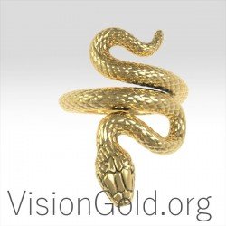 Cute Fashion Snake  Lady Ring Fashion Design 0691