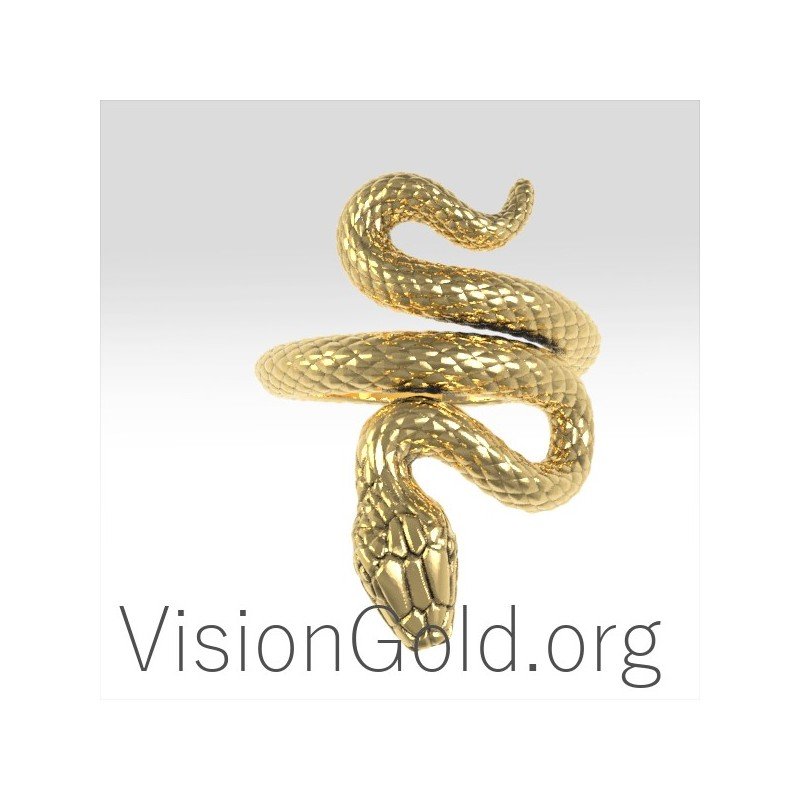 Anillo especial de serpiente para mujer lindo 0691