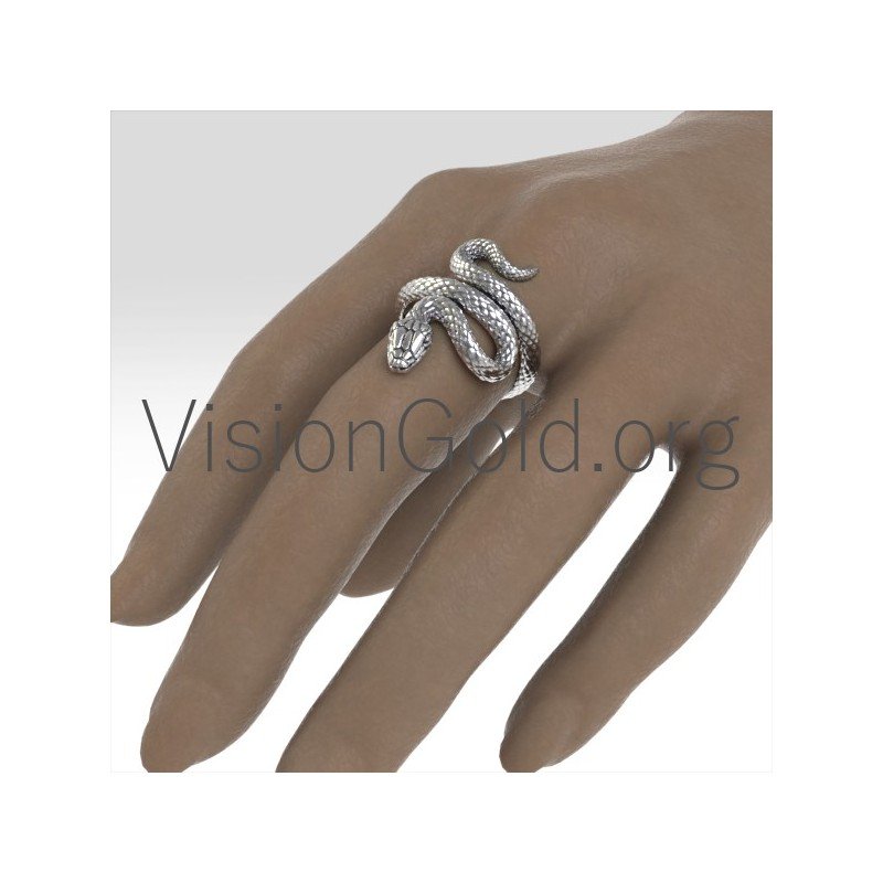 Anillo especial de serpiente para mujer lindo 0691