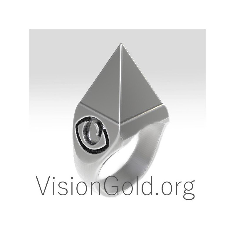 Unisex Δαχτυλιδι Μυστικη Πυραμιδα 0176