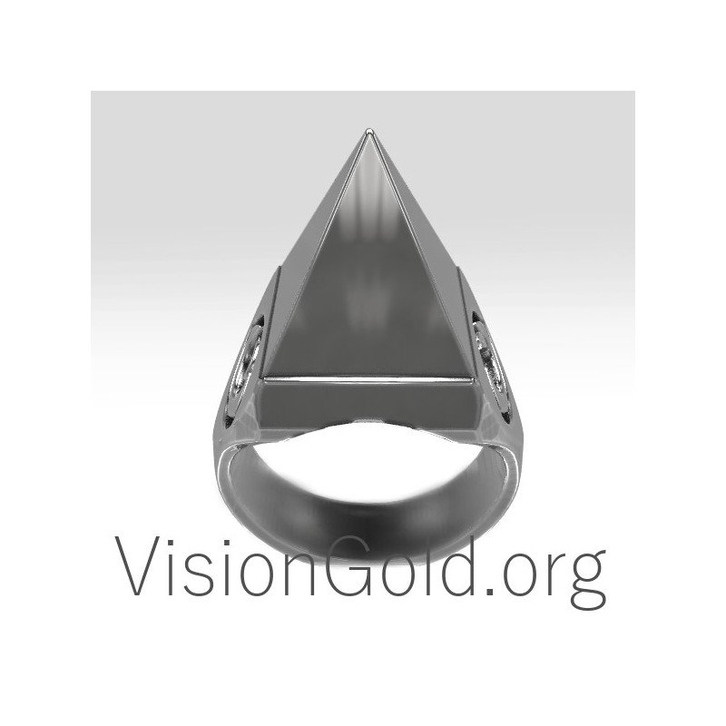 Unisex-Ring Geheime Pyramide 0176