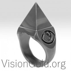 Unisex-Ring Geheime Pyramide 0176