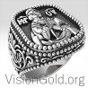 High Quality Best Christian 925 Silver Handmade Ring With The Virgin Mary And Jesus 0205