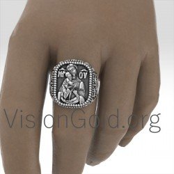 High Quality Best Christian 925 Silver Handmade Ring With The