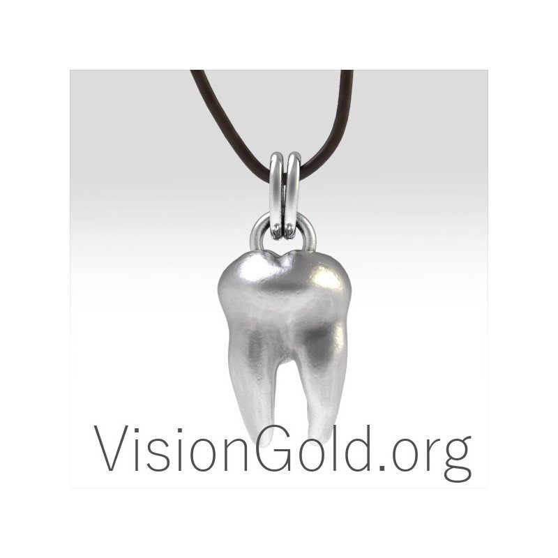 Ανδρικο Δαχτυλιδι Κοσμημα Σε Ασημι 925 Δοντι Τραπεζιτης