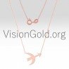 Gold Zodiac Sagittarius Necklace, Birthday Gift, Custom
