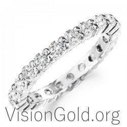 Ολοβερο Σειρε Δαχτυλιδι Σε Χρυσο 14Κ 0040,δαχτυλιδια σειρε