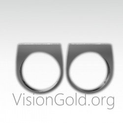 Χειροποιητο Ζευγαρι Ασημενια Δαχτυλιδια Sons Of Anarchy