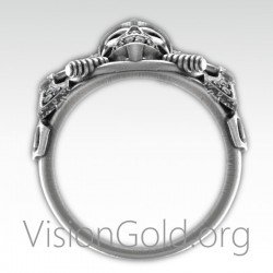 Skull Men Rings,Skull Mens Rings Uk,Skull Men'S Jewelry,Mens