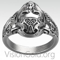 Ανδρικο Δαχτυλιδι Νεκροκεφαλη- Δαχτυλιδια Ανδρικα Gothic- Punk