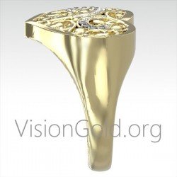 Χρυσο Δαχτυλιδι Καρδια- Γυναικειο Δαχτυλιδι Καρδια- Γυναικεια