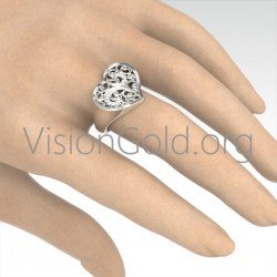 Χρυσο Δαχτυλιδι Καρδια- Γυναικειο Δαχτυλιδι Καρδια- Γυναικεια