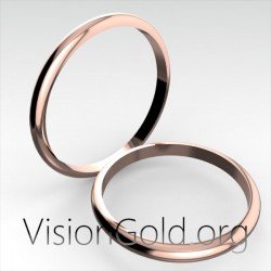 Κλασικες Βερες Γαμου 2 Mm Σε Λευκοχρυσο Κιτρινο Χρυσο Η Ροζ