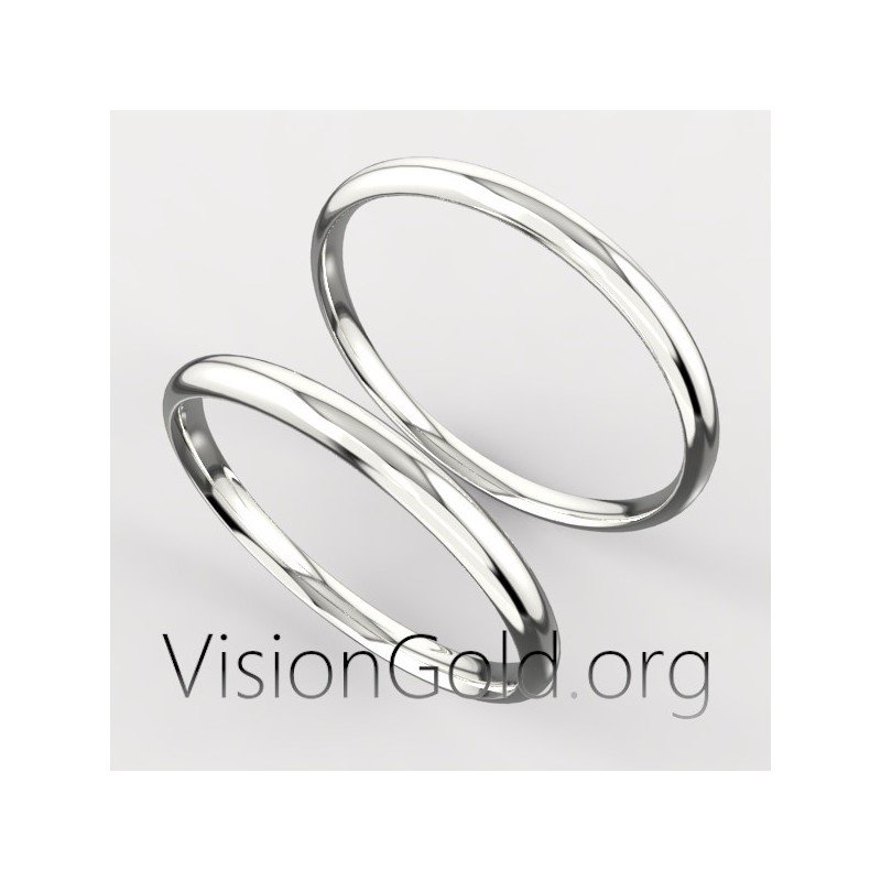 Κλασικες Ανατομικες Βερες Γαμου Φαρδος 2Mm-Βερες Γαμου &