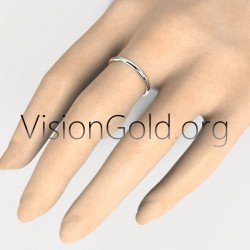 Classic Wedding Rings For Women And Men|Anatomic Shape Wedding