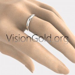 Βερες Γαμου Σε Κλασικο Σχεδιο Ανατομικες Φαρδος 3Mm|Βερες