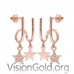 Charmy Double Unique Fashion Girly Earrings for Women 0136