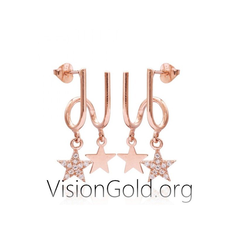 Charmy Double Unique Fashion Girly Earrings for Women 0136