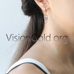 Νεανικα Κοριτσιστικα Σκουλαρικια Σε Ασημι Η Σε Χρυσο Με Ζιργκον| Σκουλαρικια Skroutz 0142