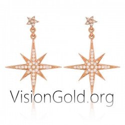 Γυναικεια Σκουλαρικια Κρεμαστα Με Ζιργκον Πετρες- Ασημενια Κρεμαστα Σκουλαρικια- Χρυσα Σκουλαρικια 0145