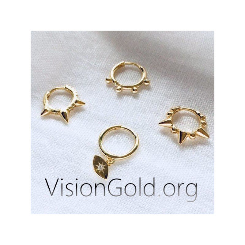 Pendientes Mujer, Pendientes, Pendientes Oro, Oro blanco, Plata, Colgantes 0150
