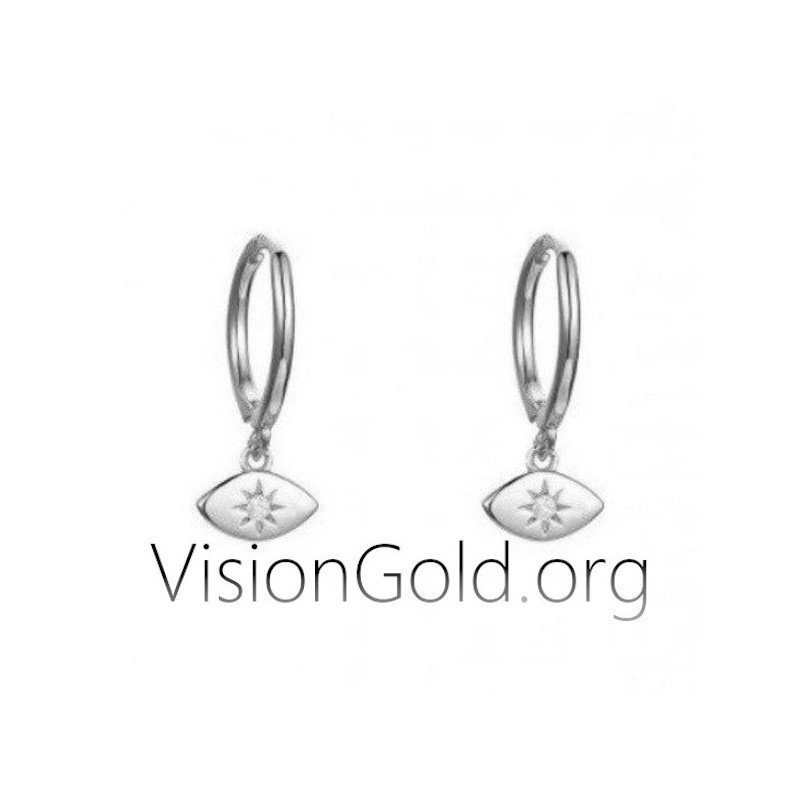 Pendientes Mujer, Pendientes, Pendientes Oro, Oro blanco, Plata, Colgantes 0150