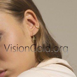 Γυναικεία Σκουλαρίκια,Σκουλαρίκια,Σκουλαρίκια Χρυσά , Λευκόχρυσα, Ασημένια, Κρεμαστά 0150