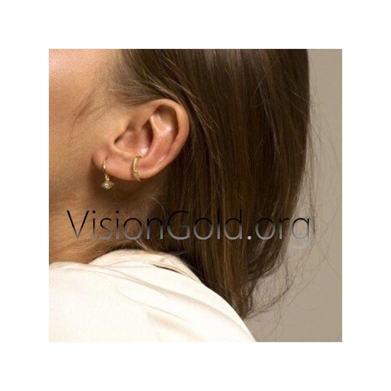 Pendientes Mujer, Pendientes, Pendientes Oro, Oro blanco, Plata, Colgantes 0150