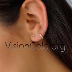 Modern Youth Cheap Women's Cheap Earrings Kleine Ohrringe mit