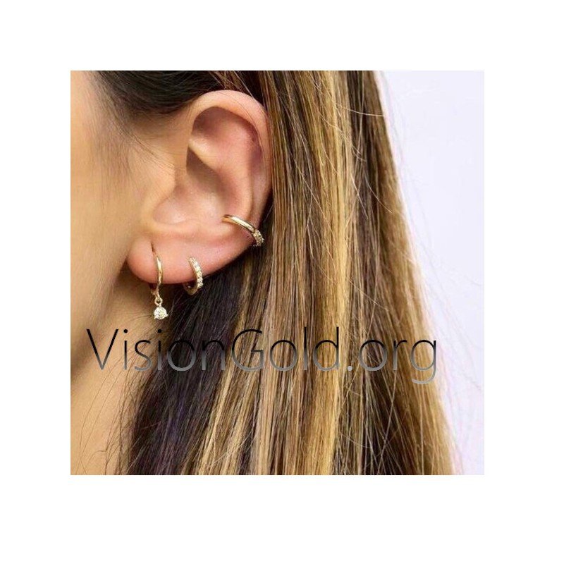 Modern Youth Cheap Women's Cheap Earrings Kleine Ohrringe mit