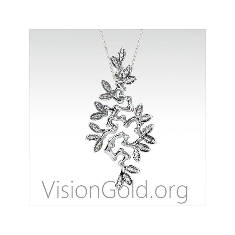 Women's Diamond Necklace mit Diamanten- Women's