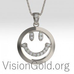 Fashion  Νεανικο Γυναικειο Κολιε Φατσουλα"Cause I Am Happy 0377