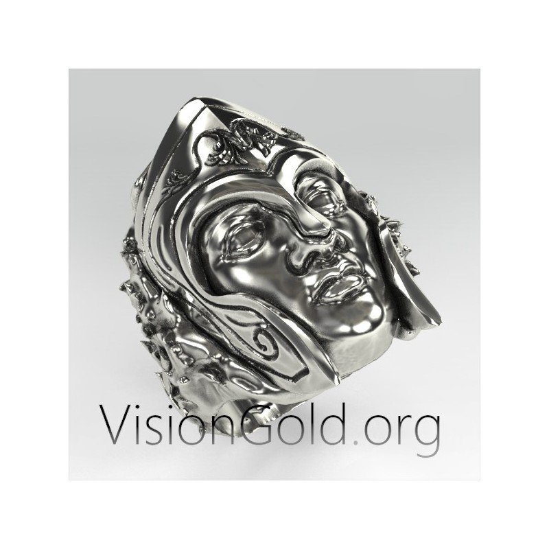 Herrenring Spartan, Herrenring 925 Silber, Herrenschmuck Ring