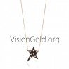 High Polishing Star Jewelry With Zircon Stones | Sterling Silver Necklaces & Pendants 0426