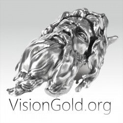 Ασημενιο Ανδρικο Δαχτυλιδι - Ανδρικο Κοσμημα Δαχτυλιδι Με Την