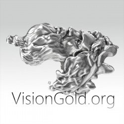 Ασημενιο Ανδρικο Δαχτυλιδι - Ανδρικο Κοσμημα Δαχτυλιδι Με Την