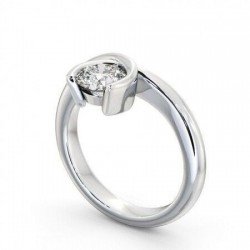 Ring Monostone Zirkon 14 Karat / Schmuck / Monostone /